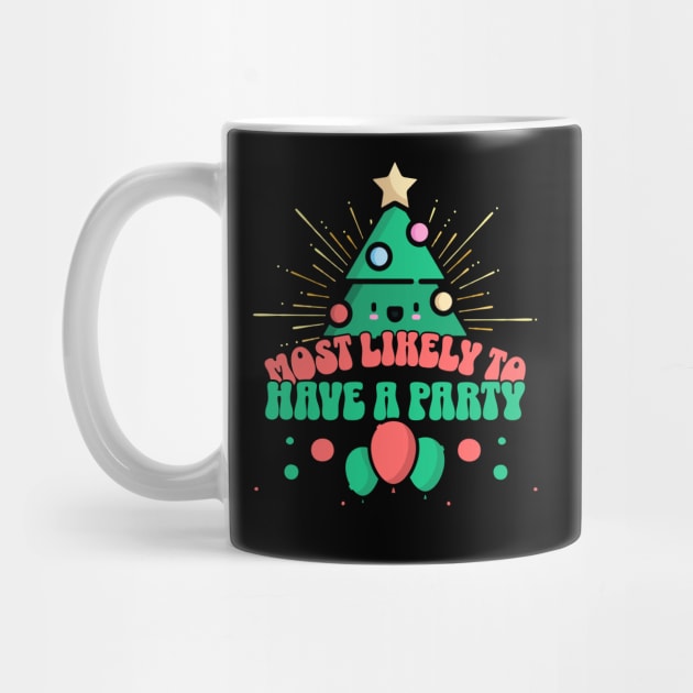 Retro Most Likely To Have A Christmas Party by HolidayBug